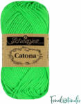 Scheepjes Catona 602 Neon Green - neonzöld pamut fonal