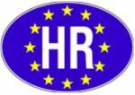  Autocolant HR Croația - EU