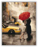 Számfestő Csók a piros esernyő alatt - számfestő készlet (crea1182)