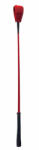 Devil Sticks Cravasa Devil Sticks Crop din Piele Naturala, Rosu/Negru, 72 cm
