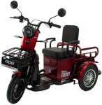 RDB Tricicleta electrica RDB Sinoe, 1000 W, acumulator 48V 20Ah, viteza max. 25 km h, autonomie 35 45 km (RDB-SINOE-Rosu)