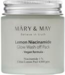 Mary & May Mască pentru curățarea feței cu niacinamide - Mary & May Lemon Niacinamide Glow Wash Off Pack 30 g Masca de fata