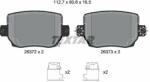 TEXTAR set placute frana, frana disc TEXTAR Q+ 2637201 (2637201)
