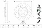 Bosch Disc frana BOSCH 0 986 479 H37 - automobilus
