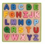 Bigjigs Toys Puzzle colorat Alfabet, 26 piese, 2 - 6 ani (BB055) Puzzle