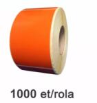 ZINTA Самозалепващи етикетни ролки ZINTA, оранжеви 100x100mm, 1000 ет. / ролка (100X100X1000-TH-ORANGE)