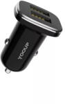 YOOUP C01 Dupla USB-s autós - szivargyújtós töltő, Micro USB-s kábellel - 2, 4 A (PM27922)
