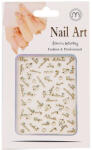 Nail Art Nail-Art köröm matrica - arany (194411_YM229A)
