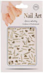 Nail Art Nail-Art köröm matrica - arany (194411_YM230A)