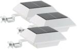 Perla Napelemes LED reflektor 160 lm 2W PIR-érzékelő fehér 3-as készlet (SOLAR_REFLEKTOR_2W_FEH)