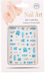 Nail Art Nail-Art köröm matrica - színes (194411_YM609)