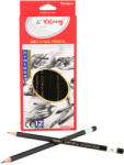 Yalong Stationery Grafit rajzceruza készlet 2H-4B keménységig 12 darabos (383432)
