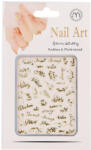 Nail Art Nail-Art köröm matrica - arany (194411_YM225A)