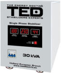 TED Electric Stabilizator de tensiune cu servomotor TED 001962, 30000 VA, 24000 W, regleta (TED001962)