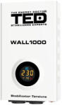TED Electric Stabilizator de tensiune cu 2 prize TED WALL TED 000057, 1000 VA/600 W (TED000057)