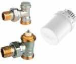 Honeywell radiátor szelep szett G 3/4 sarok kivitel + termofej (VTL3026ES15)