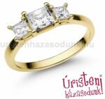 Úristen, házasodunk! E201SC - CIRKÓNIA köves sárga arany Eljegyzési Gyűrű