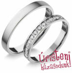 Úristen, házasodunk! Uh014b Karikagyűrű Gyémánt Kövekkel