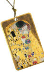 Fridolin Ajándékkísérő kártya, papír, 10db-os, Klimt: The Kiss, arany kerettel