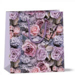 Ambiente Winter Roses papír ajándéktáska 22x13x25cm