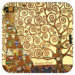 Czworka Parafa poháralátét, 2 db-os szett, Klimt: Életfa/Várakozás
