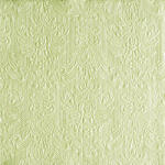 Ambiente Elegance Green pearl dombornyomott papírszalvéta 40x40cm, 15db-os