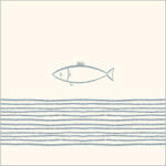 PPD Pure Fish of white papírszalvéta 33x33cm, 20db-os - perfectodekor