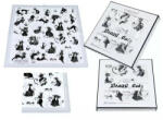 Hanipol Papírszalvéta díszdobozban 33x33cm, 20db-os, Fekete macskák