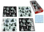 Hanipol Carmani Üveg poháralátét 4db-os szett, 10, 5x10, 5cm, sok fekete macskás vegyes