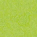 PPD Lace Embossed lime dombornyomott papírszalvéta 25x25cm, 15db-os