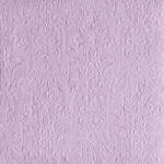 Ambiente Elegance light purple dombornyomott papírszalvéta 40x40cm, 15db-os