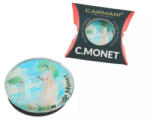 Hanipol Carmani Hűtőmágnes 3cm, Monet: Hölgy esernyővel