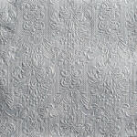 Ambiente Elegance silver dombornyomott papírszalvéta 40x40cm, 15db-os
