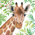 PPD Tropical Giraffe papírszalvéta 33x33cm, 20db-os - perfectodekor