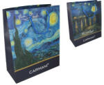 Hanipol Carmani Ajándéktáska papír 26x32x12cm, Van Gogh: Csillagos éj/Csillagos éj a Rhone folyó felett
