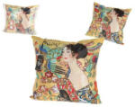 Hanipol Carmani Párna 45x45cm, polyester, Klimt: Hölgy legyezővel