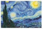 Hanipol Carmani Vászonkép fakereten , 20x30cm, Van Gogh: Csillagos éj