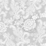 PPD Lace Royal silver white dombornyomott papírszalvéta 33x33cm, 15db-os