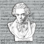 PPD Beethoven papírszalvéta 33x33cm, 20db-os - perfectodekor