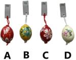 Yala Design Húsvéti dekor függődísz tojások, több színben 6x4cm