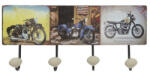 Clayre & Eef Fémfogas 4-es, 40x7x18cm, motoros