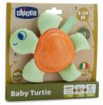 Chicco Jucărie de mestecat pentru copii Baby Turtle Eco+ din material ecologic (CH0111190)