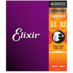 Elixir Phosphor Bronze NanoWeb 11-52 Custom Light - 16027