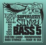 Ernie Ball 2850 Nickel Wound Hybrid Slinky 5 Húr Super Long 45-130