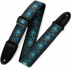 Levy's M8HT-04 Hootenanny Blue & Yellow Floral gitárheveder