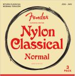 Fender 100 Clear Nylon Normal Tension 3 Pack