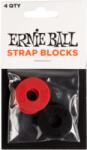 Ernie Ball 4603 Strap Blocks hevederzár piros/fekete