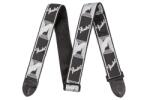 Fender 2" Monogrammed Strap Black/Light Grey/Dark gitárheveder - gitarcentrum