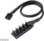 Akasa 2/3/4 pin Cablu de alimentare Negru 30cm AK-CBFA08-KT02 (AK-CBFA08-KT02)