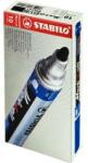 STABILO Mark-4-All 10db/csomag fekete gömb hegyű alkoholos marker (STABILO_651/46B10) (STABILO_651/46B10)